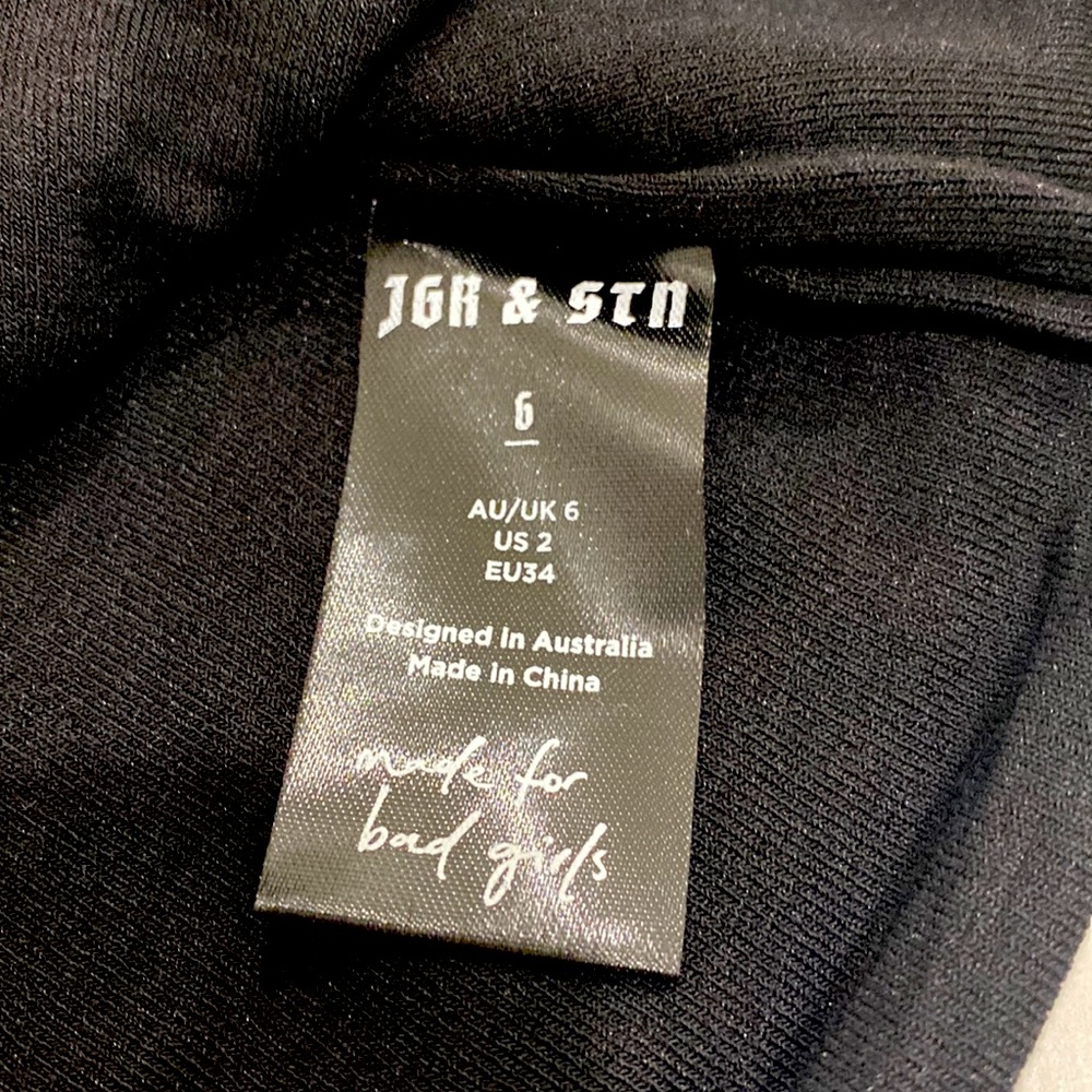 NWT JAGGER & STONE CLAUDIA BOOB TUBE BLACK |Size - Picture 9 of 9